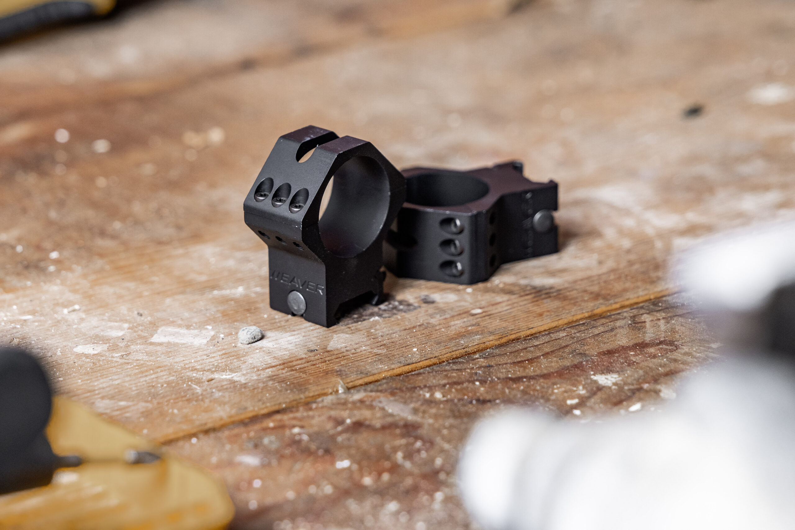 Weaver two-piece scope rings